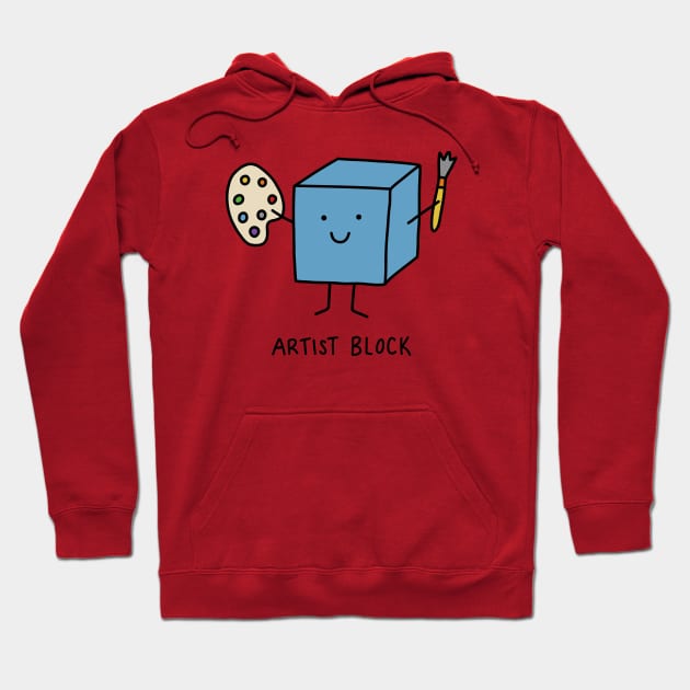 Artist Block Hoodie by designminds1